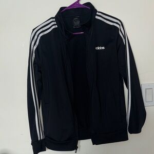 Adidas Black and White Track Jacket